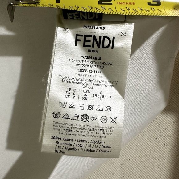 Authentic Fendi Women’s White Top Size Small - Picture 11 of 15